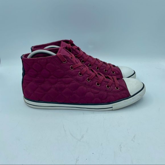Converse Shoes - CONVERSE ALL STAR Chuck Taylor High Top Quilted Burgundy Women's US 10 UK 7.5
